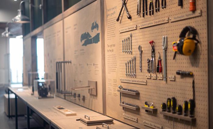 The Tool Shed in the Museum of Land Speed at Pendine